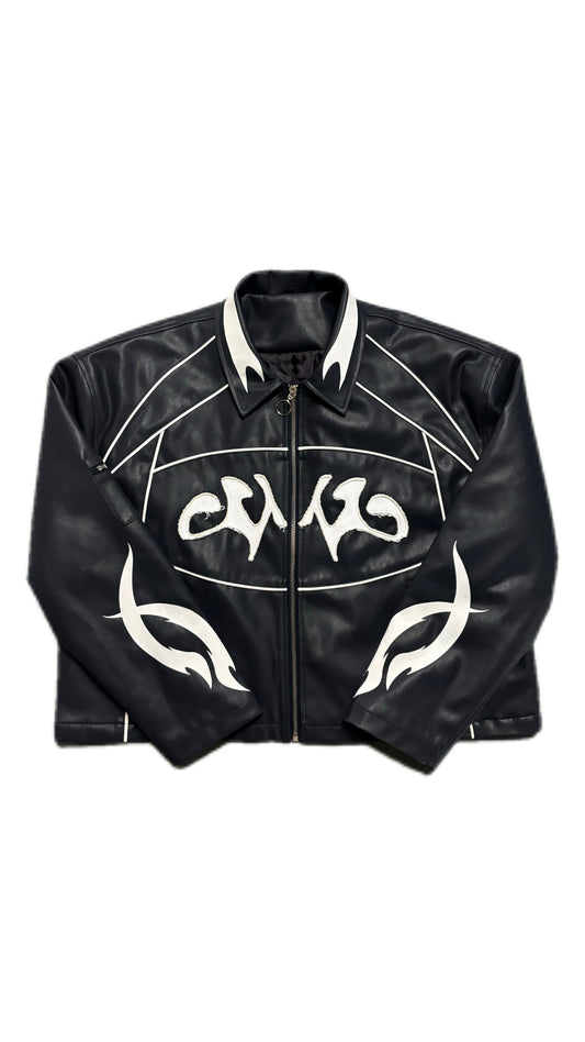 "EWC" NIGHT SHIFT LEATHER JACKET